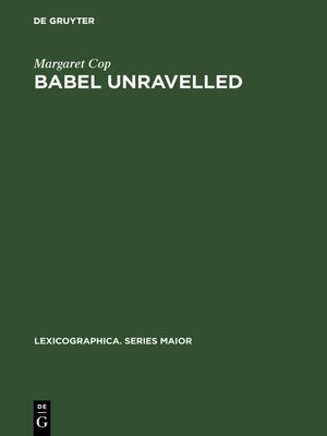 cover image of Babel unravelled